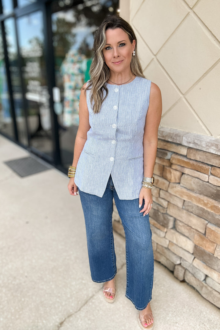 KUT: CHARLOTTE HIGH RISE WIDE LEG WITH REGULAR HEM - HEALTHY