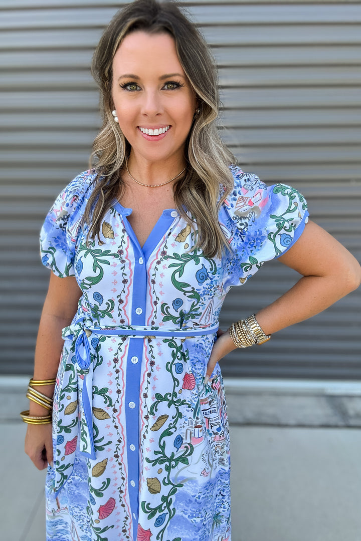 Smith & Quinn: The Grenadine Dress - Sea Mural