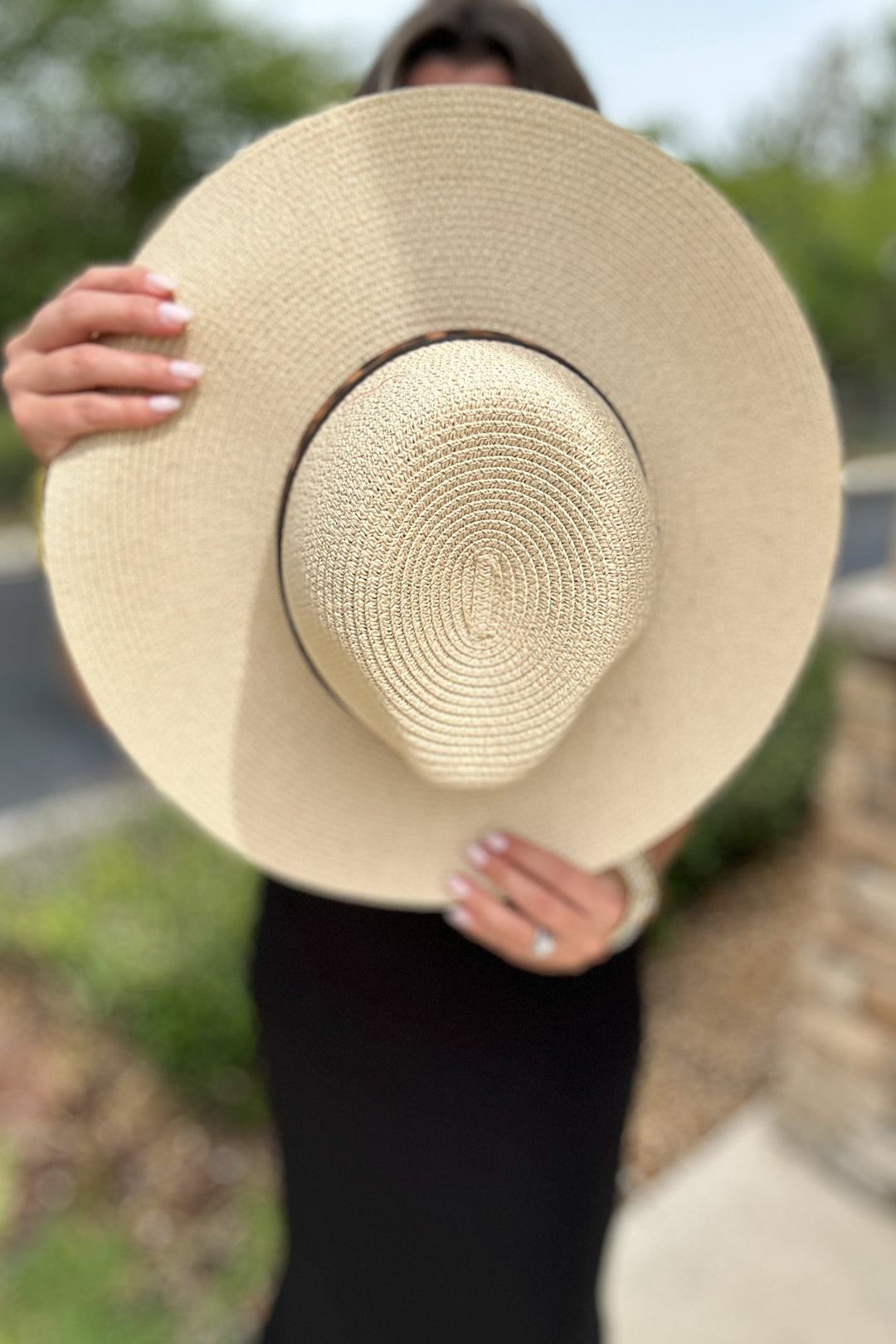 Leopard Trim Hat