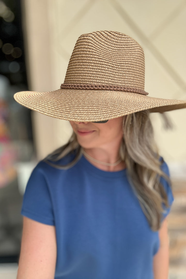 Tan Braided Hat