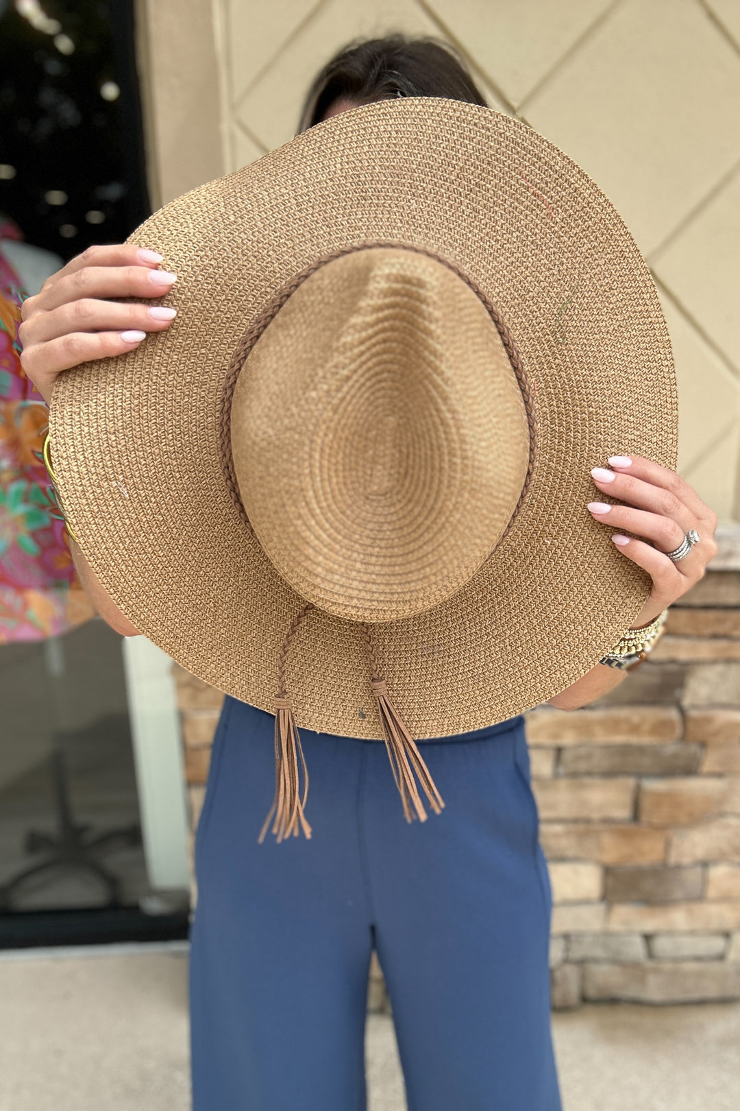 Tan Braided Hat
