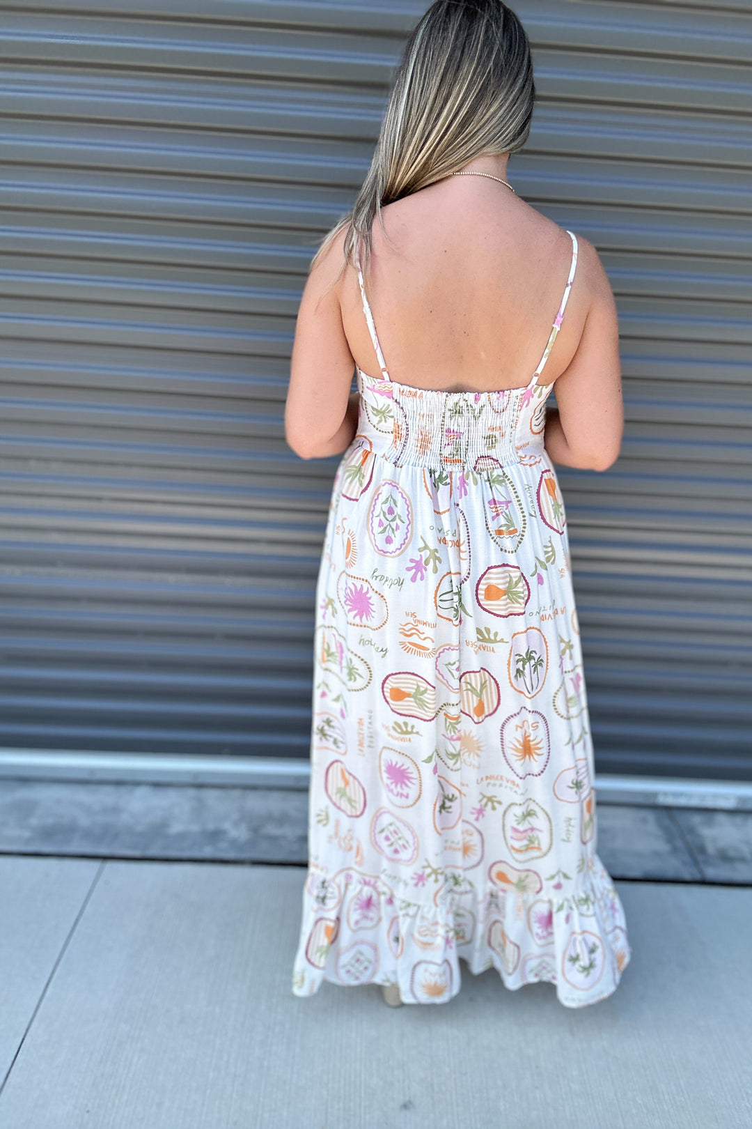 Escape Tank Maxi Dress - Sea Side