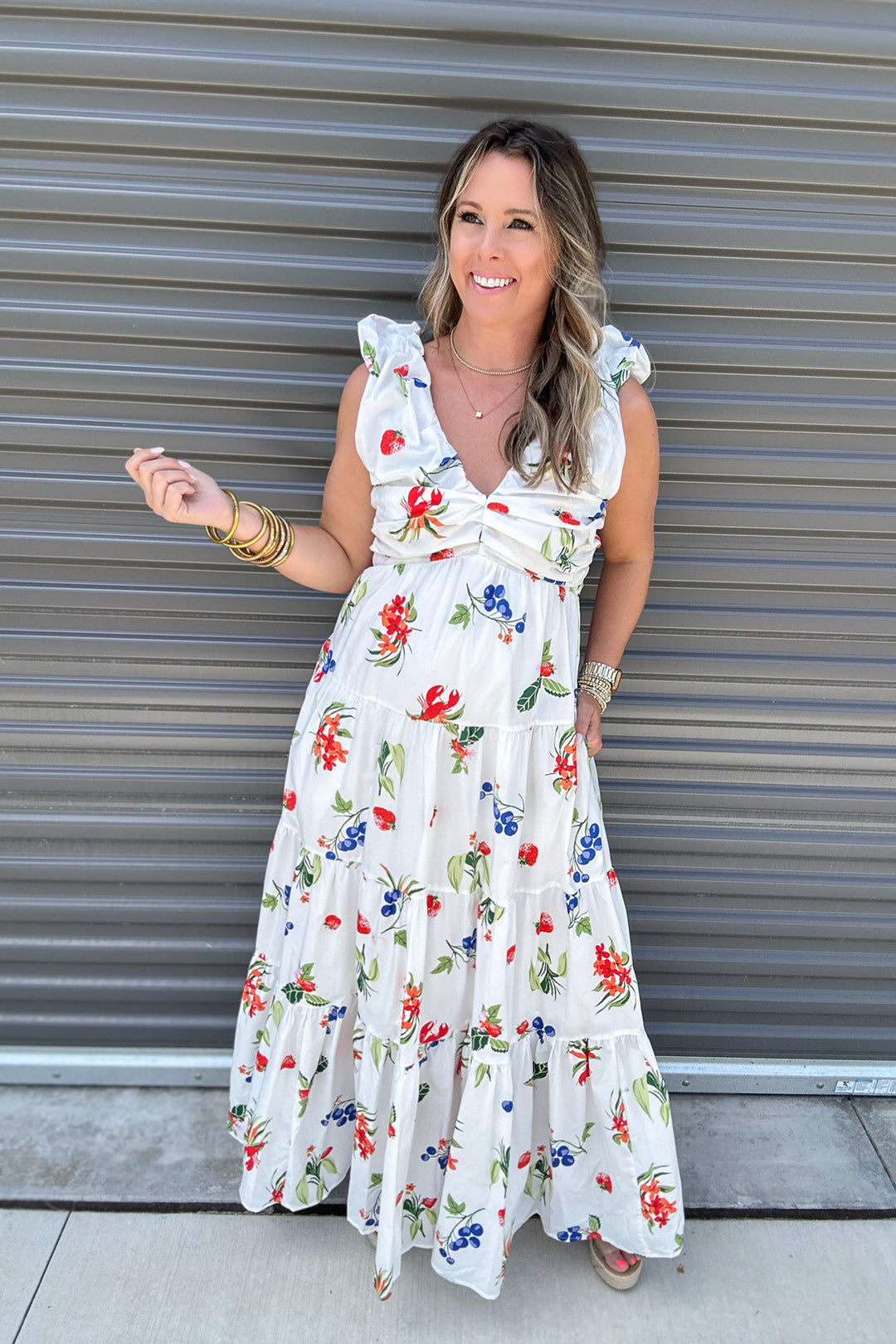 Hampton Maxi Dress - White