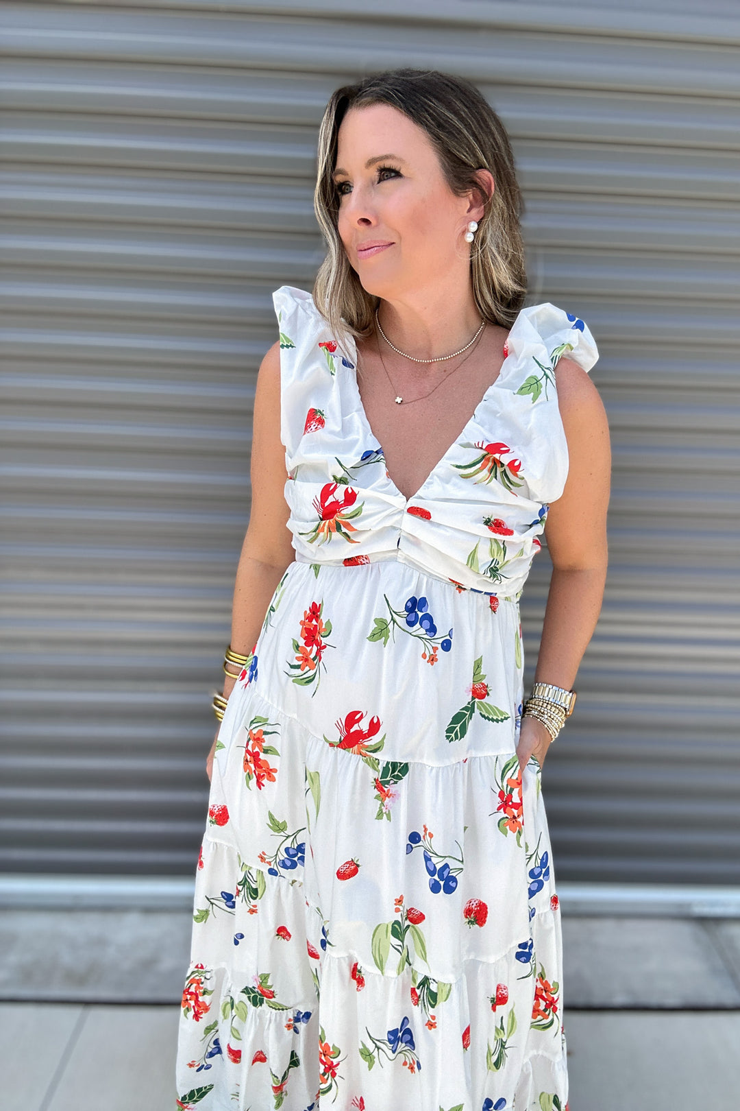 Hampton Maxi Dress - White