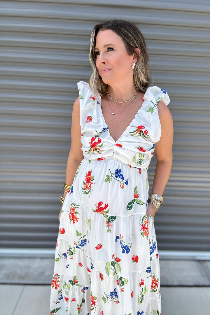 Hampton Maxi Dress - White