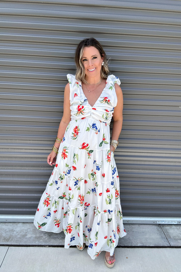 Hampton Maxi Dress - White