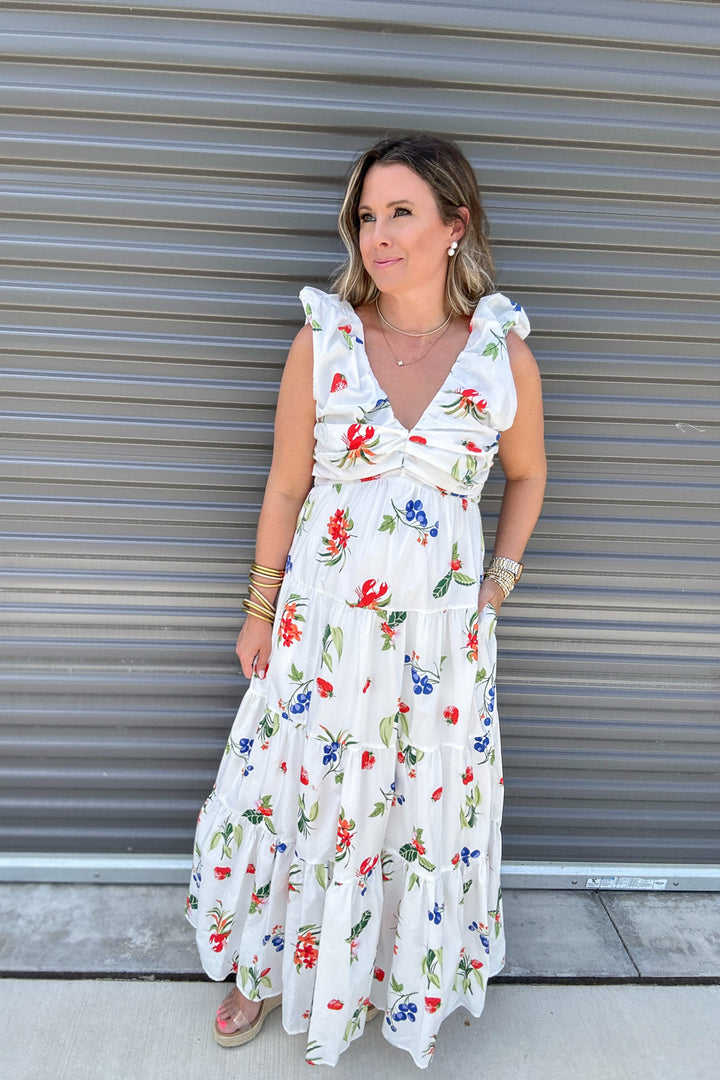 Hampton Maxi Dress - White