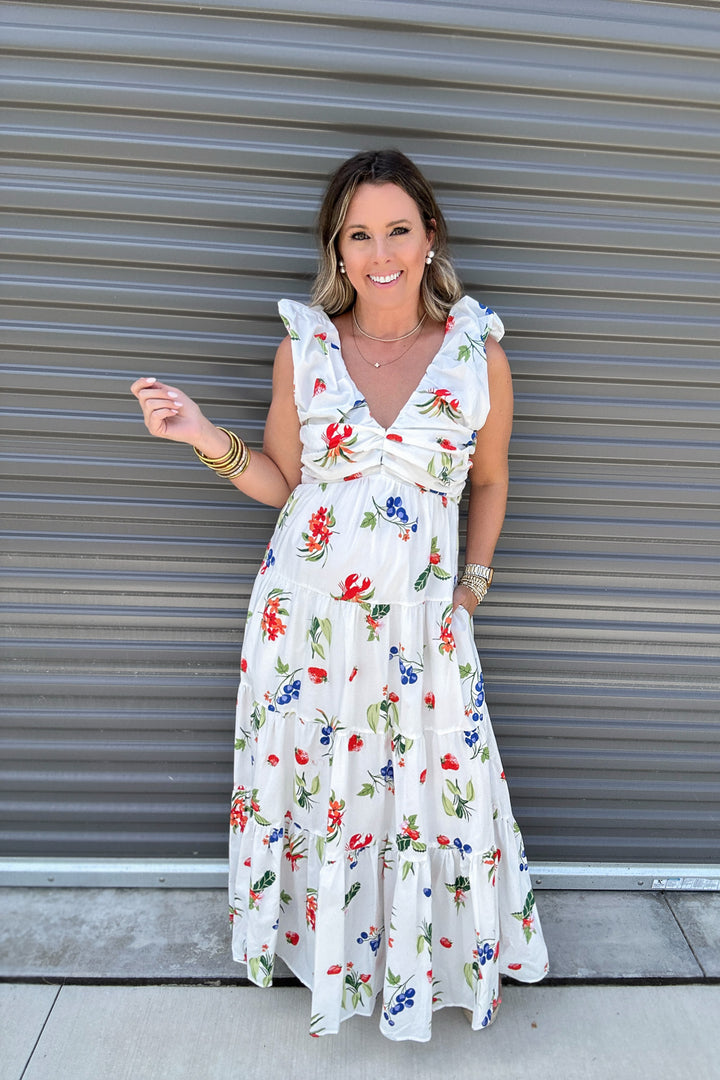 Hampton Maxi Dress - White