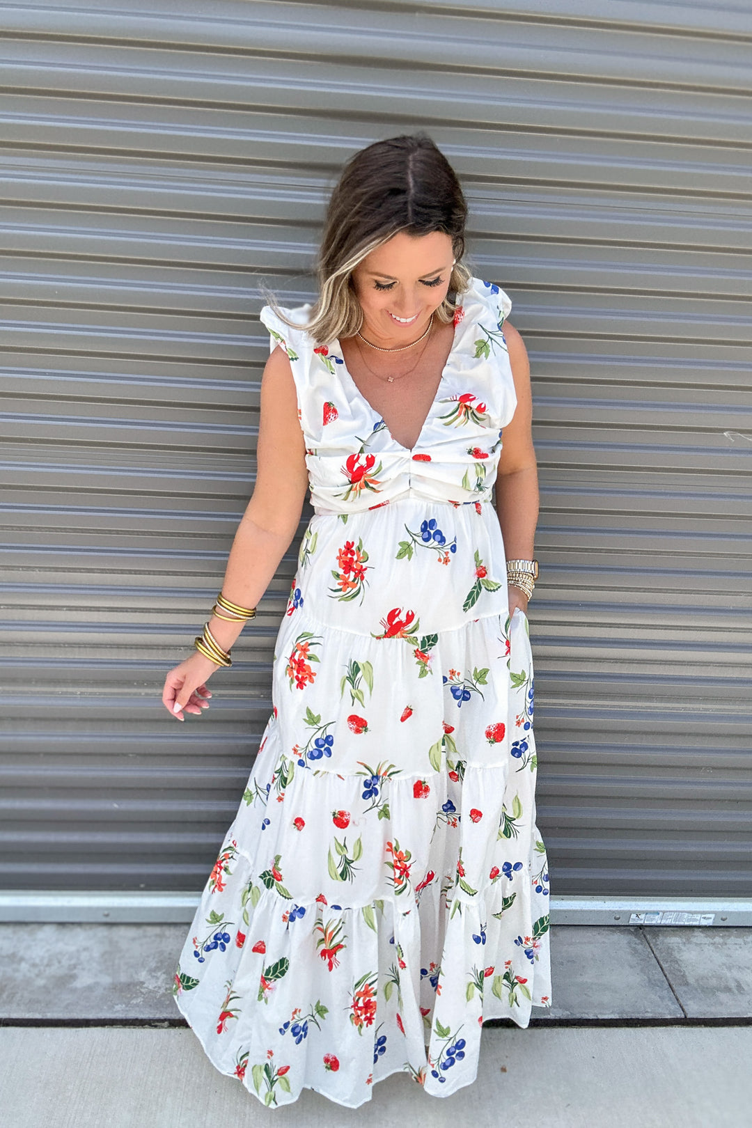 Hampton Maxi Dress - White