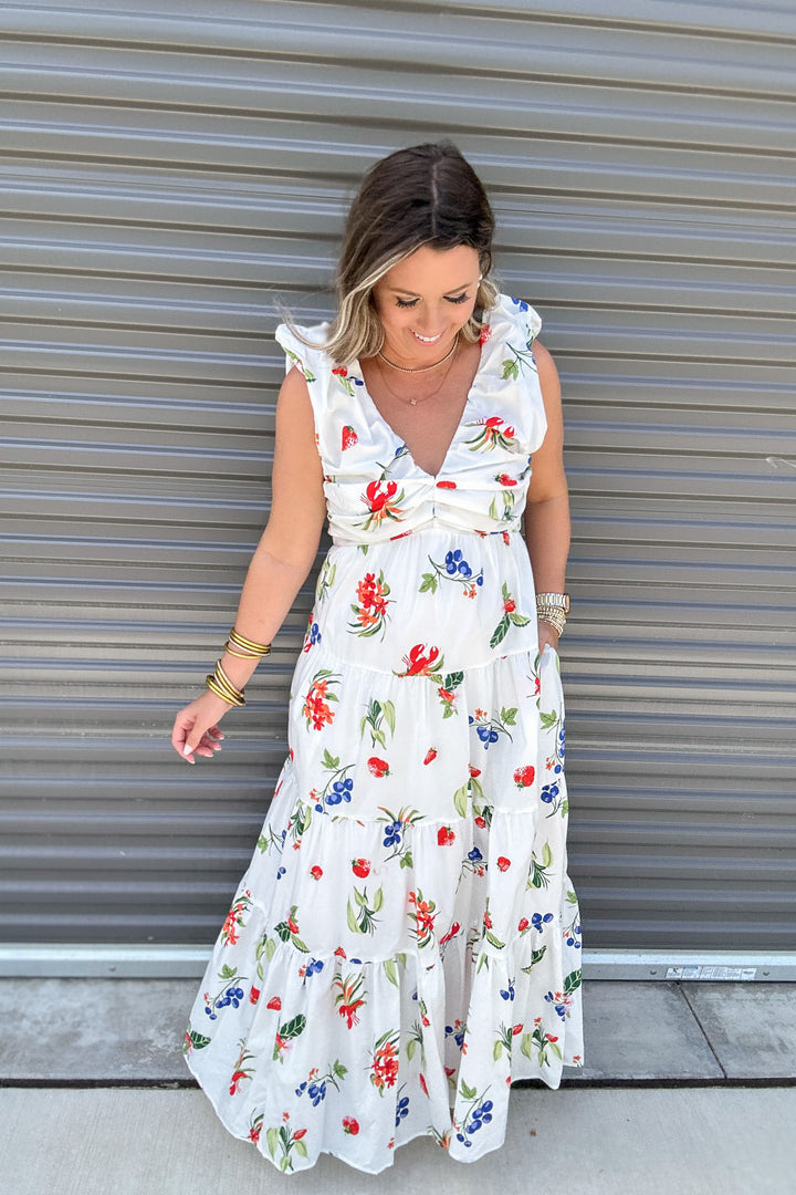 Hampton Maxi Dress - White