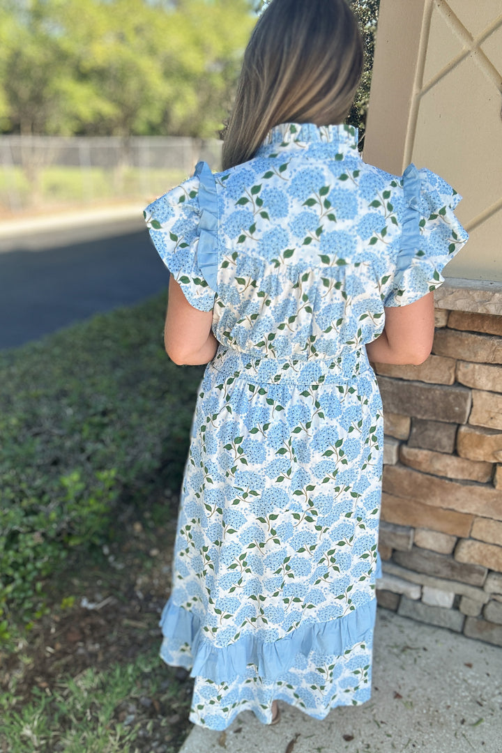 Southern Living Hydrangea Midi Dress