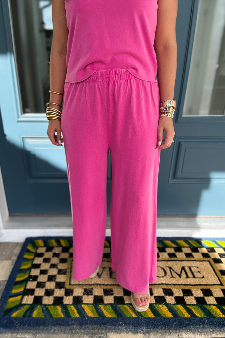Z Supply: Scout Jersey Flare Pant Island Pink
