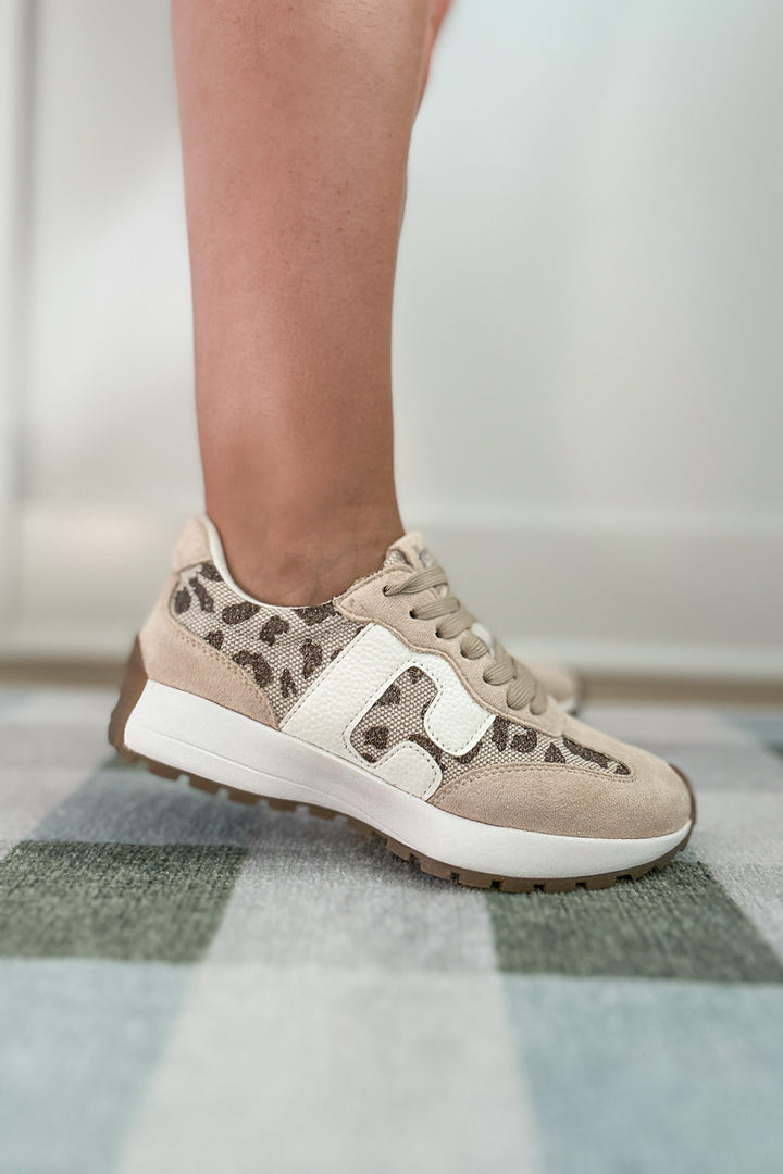 Corkys: No Prob Leopard Sparkle Sneaker