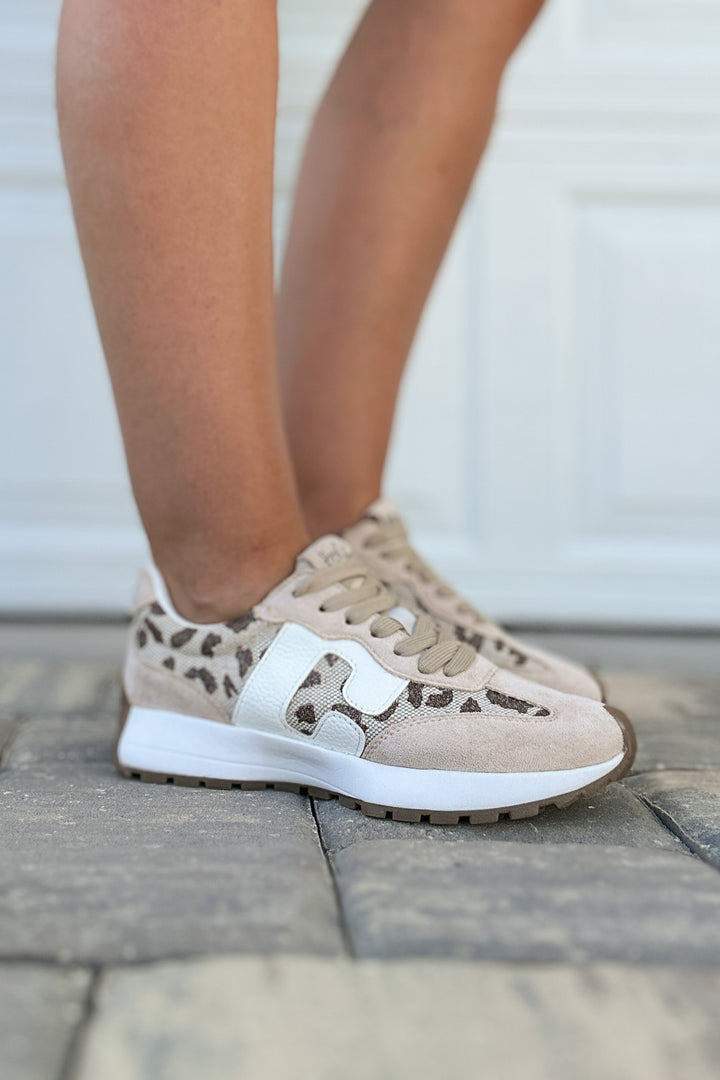 Corkys: No Prob Leopard Sparkle Sneaker