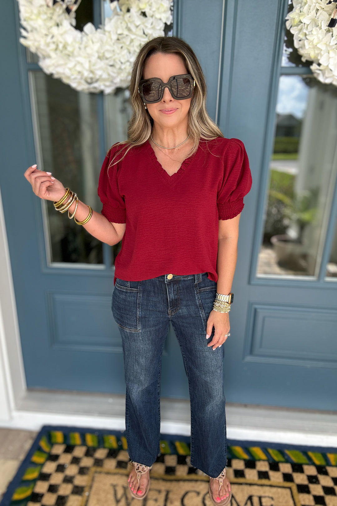 KUT: Kelsey High Rise Front Pocket Raw Hem - Precocious