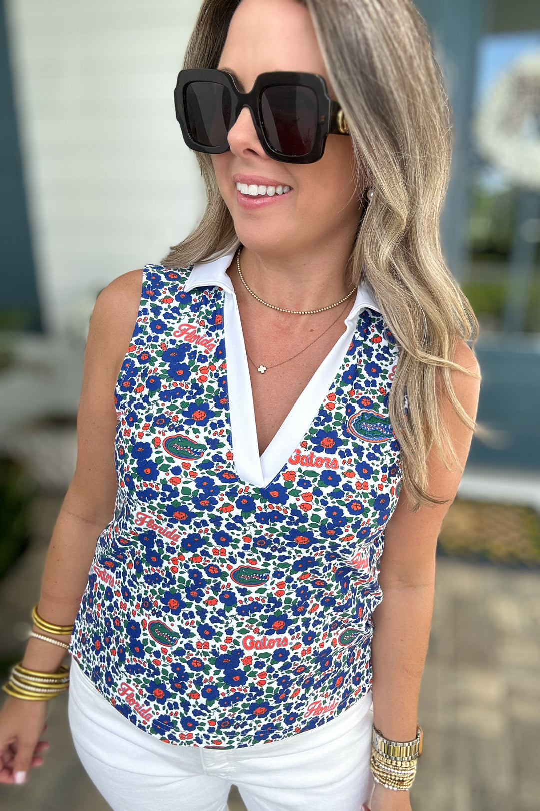 Smith & Quinn: The Bryce Top - UF Florida Poppies