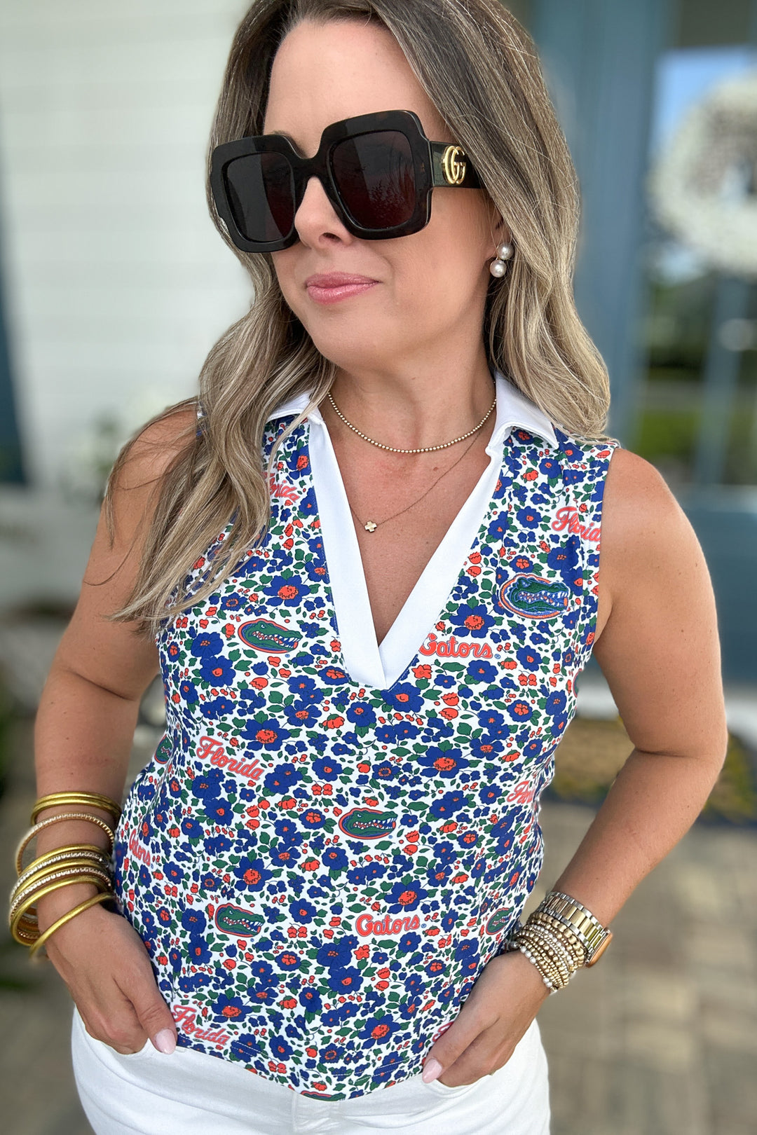 Smith & Quinn: The Bryce Top - UF Florida Poppies