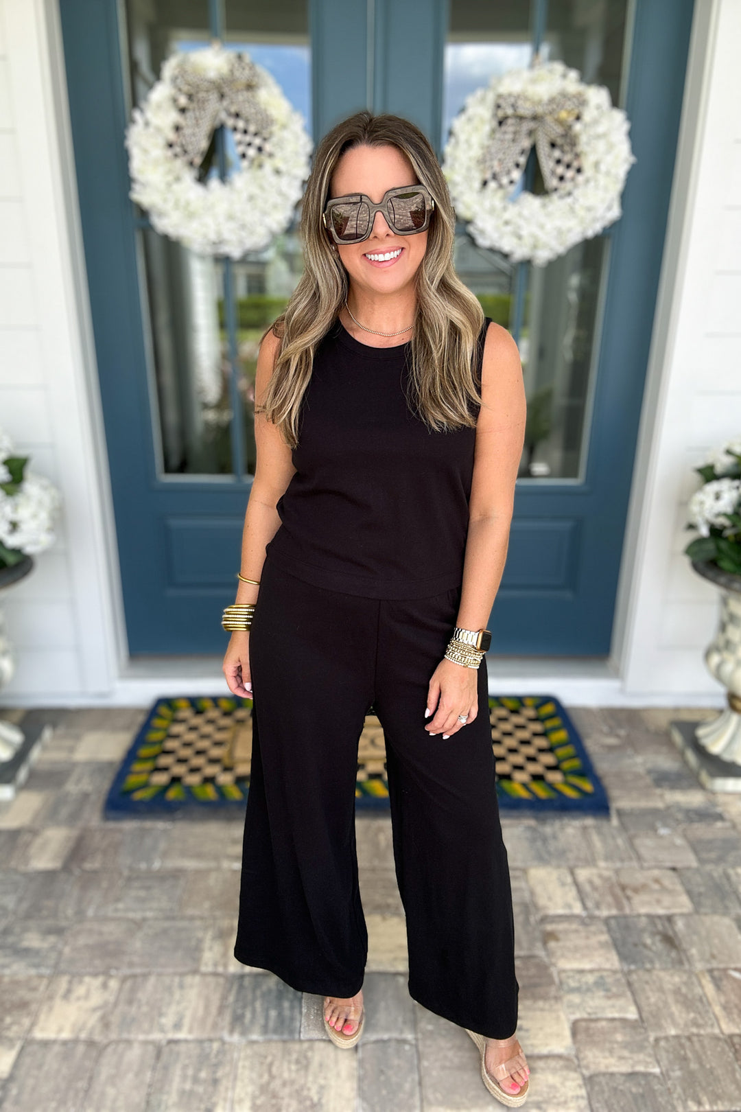 Z Supply: Scout Jersey Flare Pant - True Black
