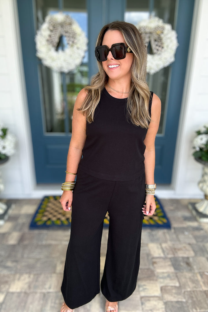 Z Supply: Scout Jersey Flare Pant - True Black