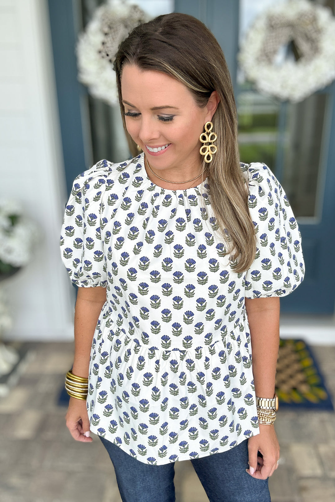 Love The Life Tie Blouse