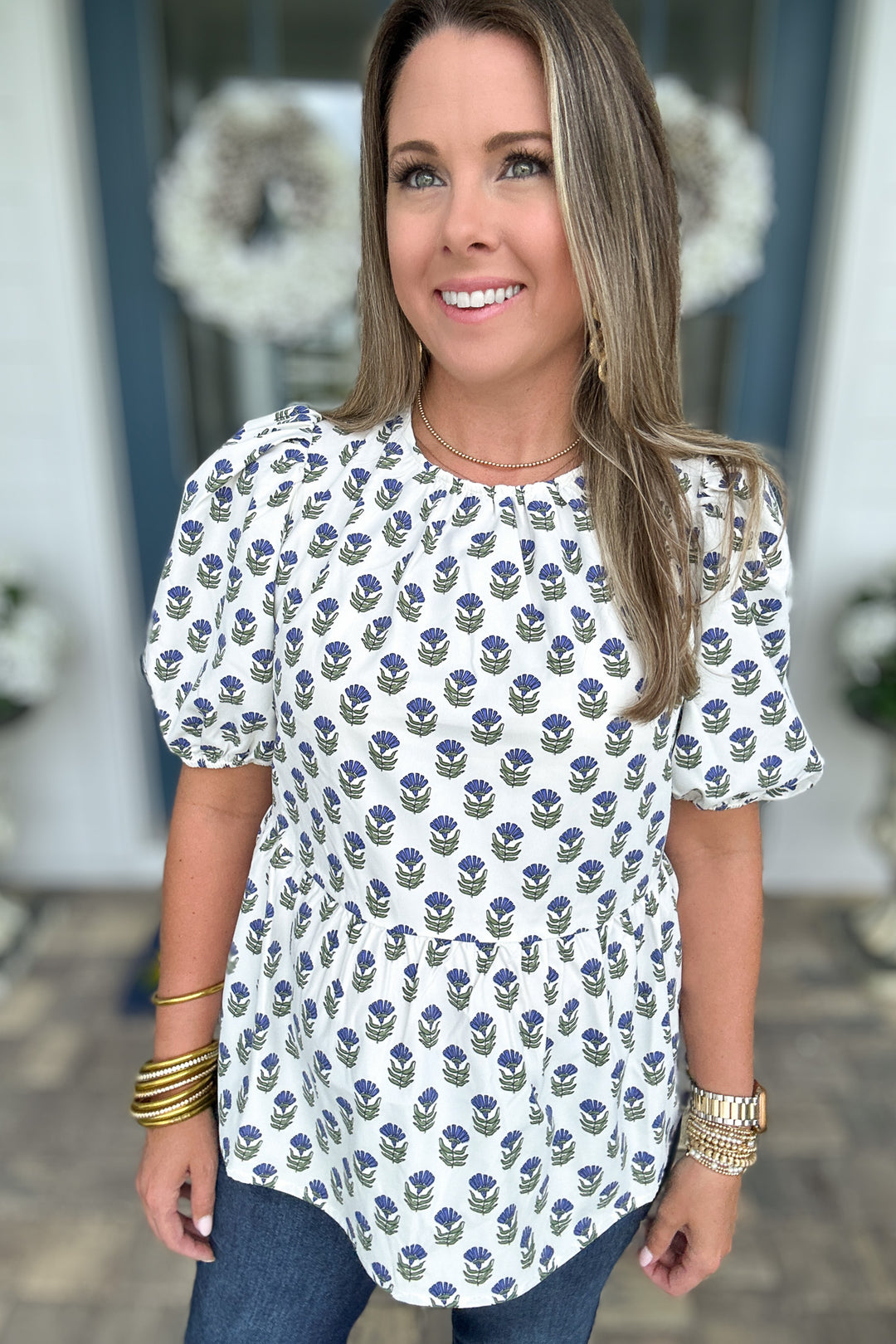 Love The Life Tie Blouse