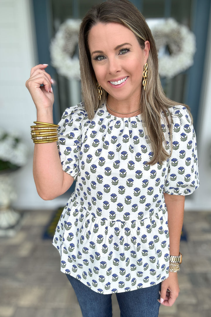 Love The Life Tie Blouse