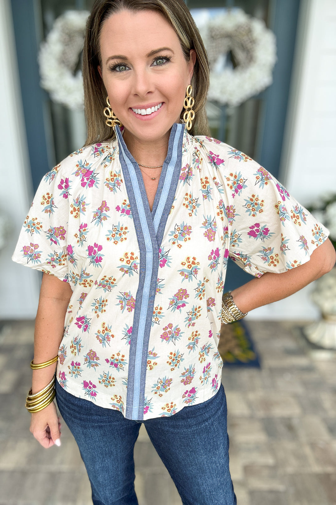 THML: Bonfire Breeze Blouse