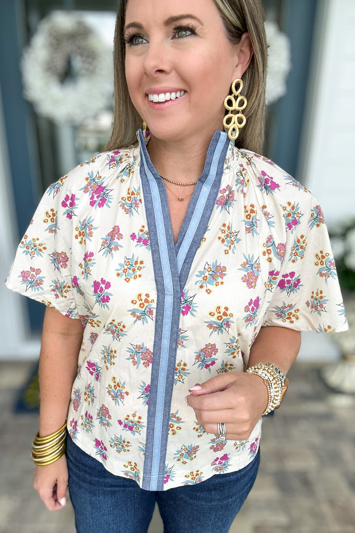 THML: Bonfire Breeze Blouse