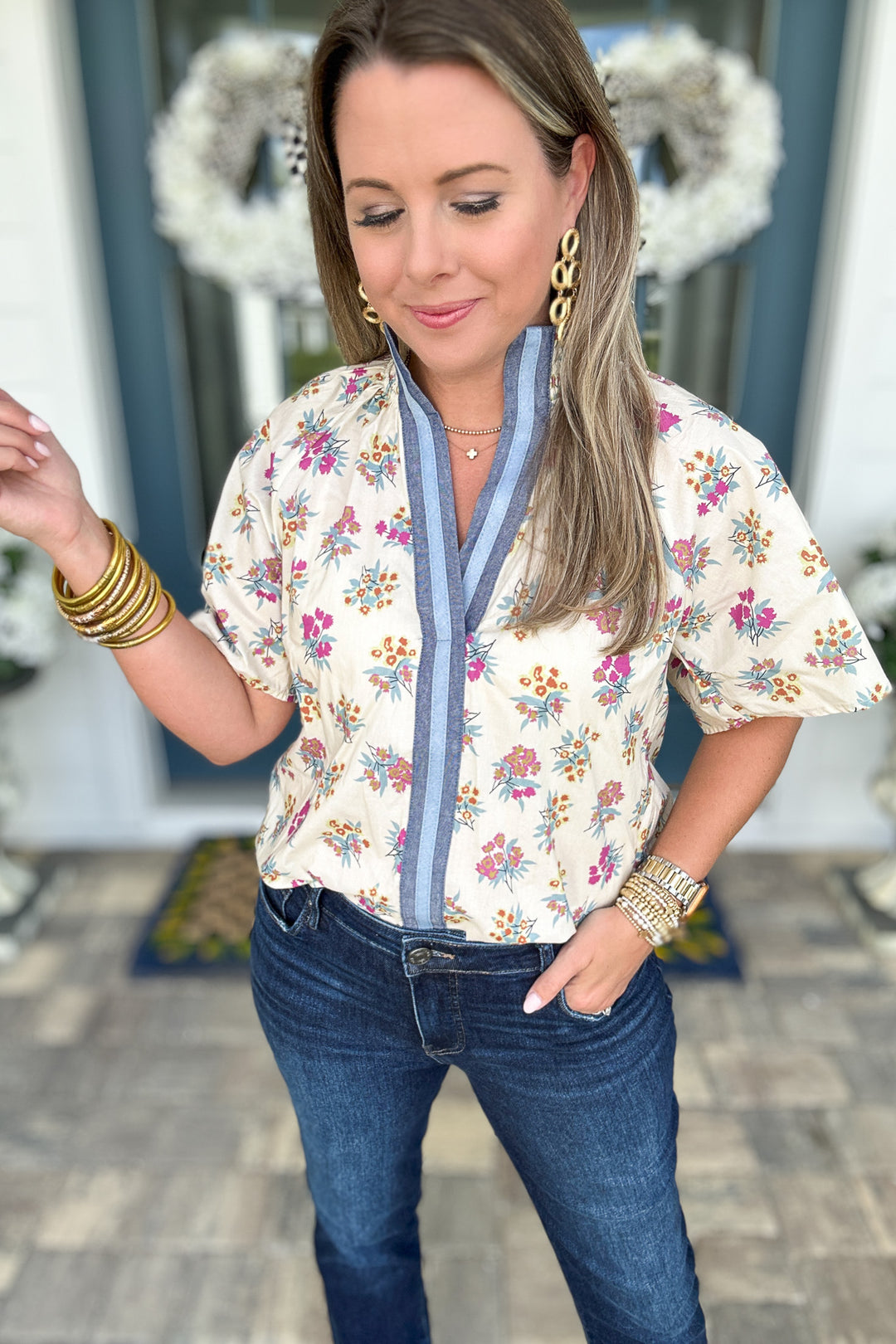 THML: Bonfire Breeze Blouse