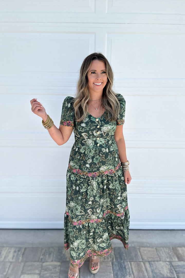 Smith & Quinn: The Agatha Dress - Rosemary Meadow Multi