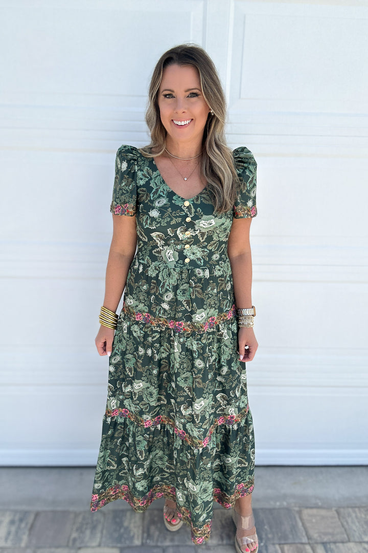 Smith & Quinn: The Agatha Dress - Rosemary Meadow Multi