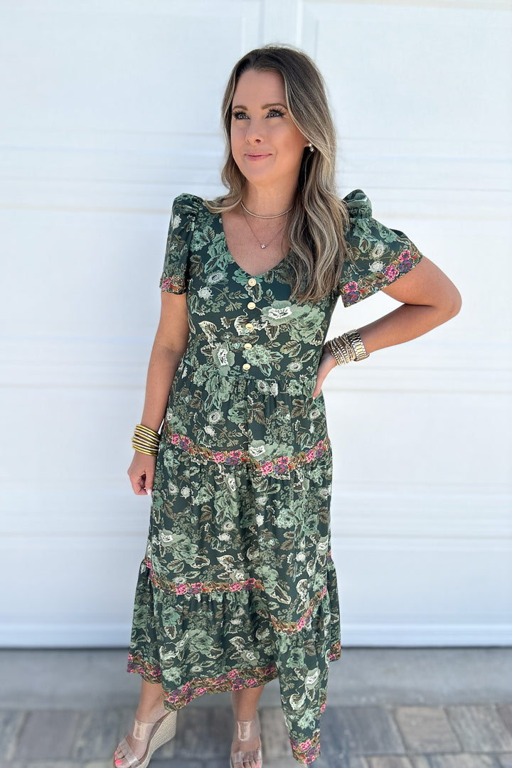 Smith & Quinn: The Agatha Dress - Rosemary Meadow Multi
