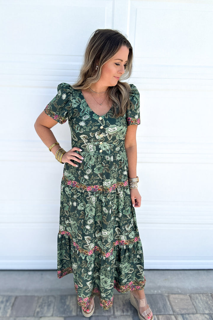 Smith & Quinn: The Agatha Dress - Rosemary Meadow Multi
