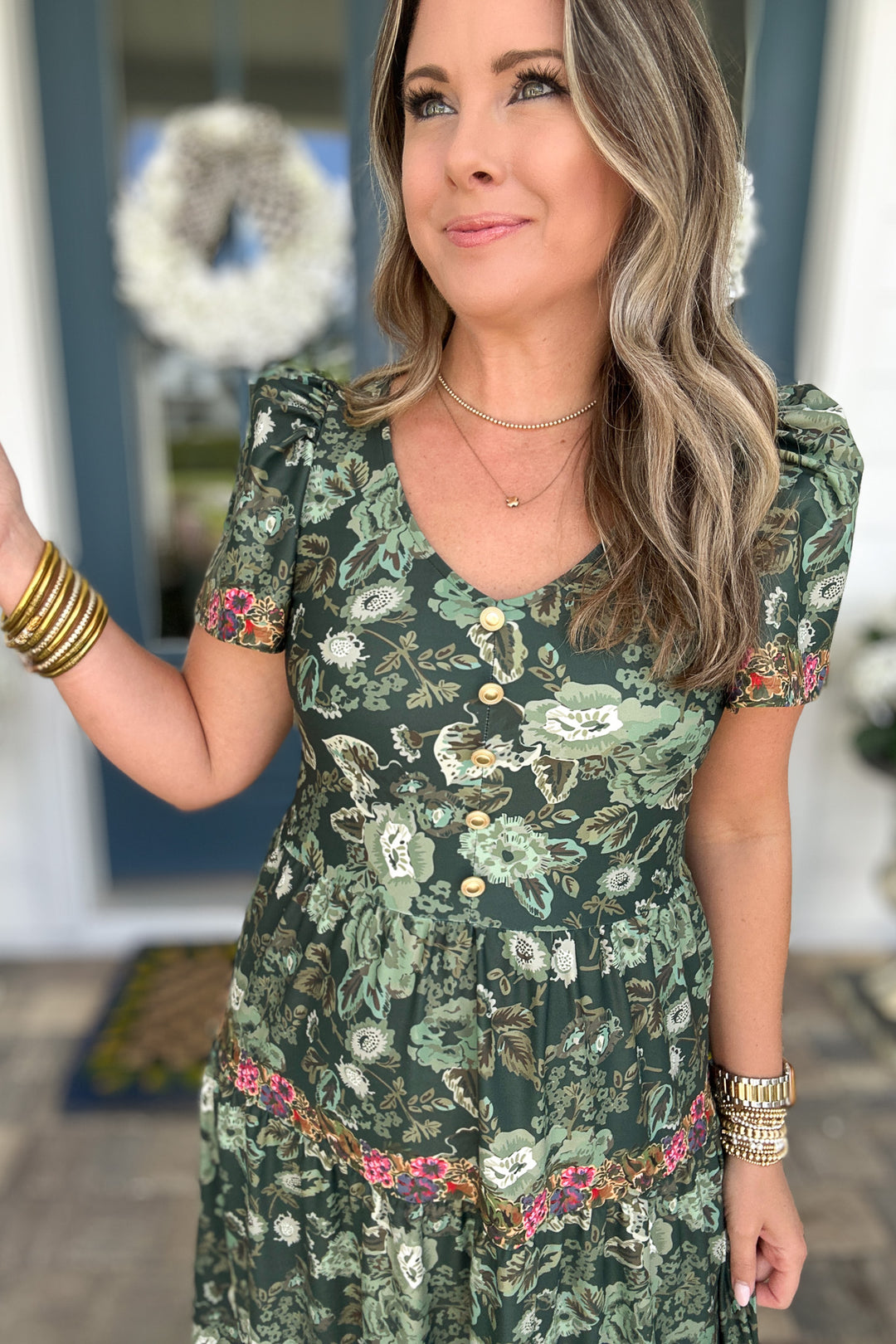 Smith & Quinn: The Agatha Dress - Rosemary Meadow Multi