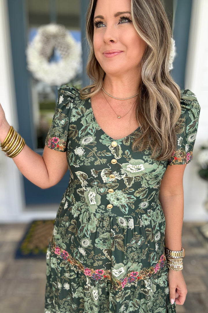 Smith & Quinn: The Agatha Dress - Rosemary Meadow Multi