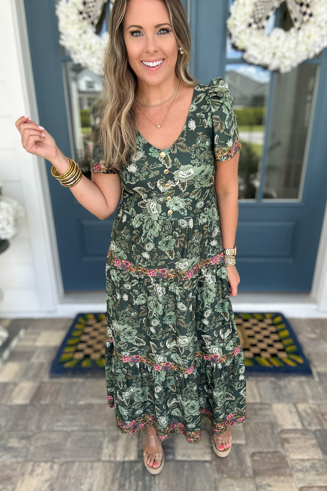 Smith & Quinn: The Agatha Dress - Rosemary Meadow Multi