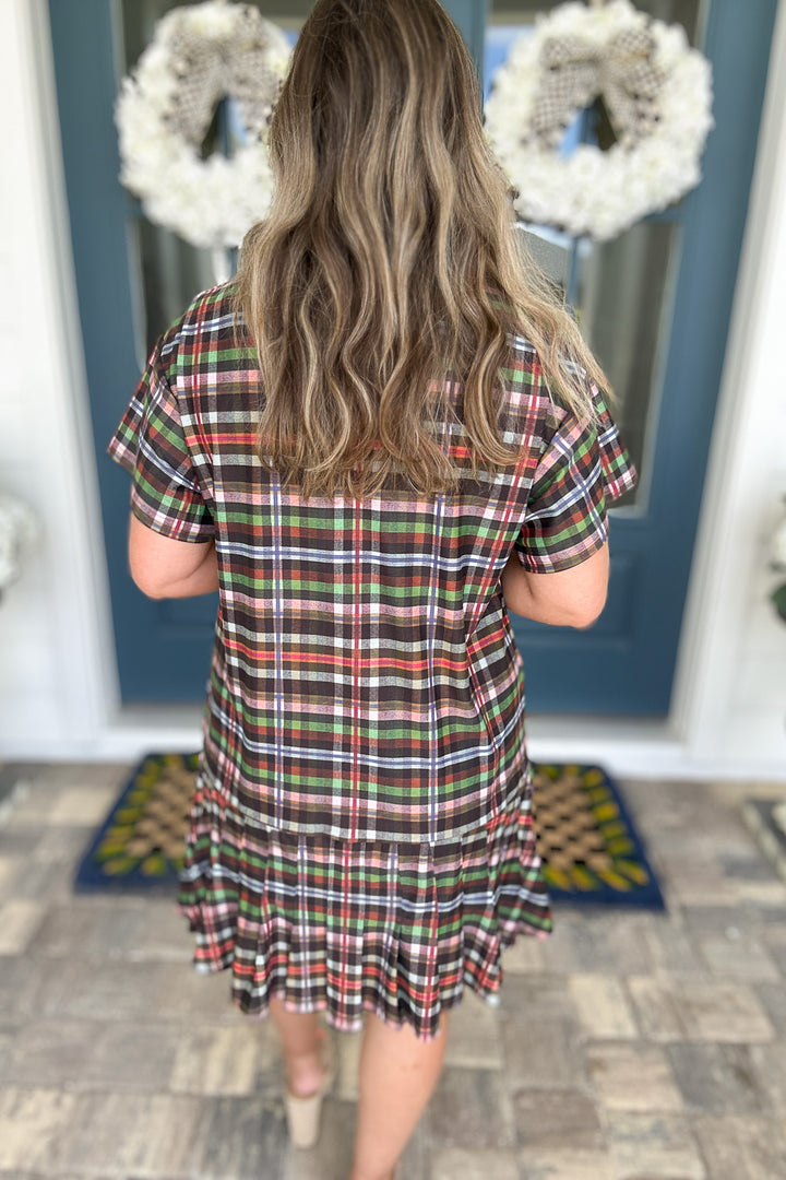Smith & Quinn: The Aspen Dress - Stockholm Plaid