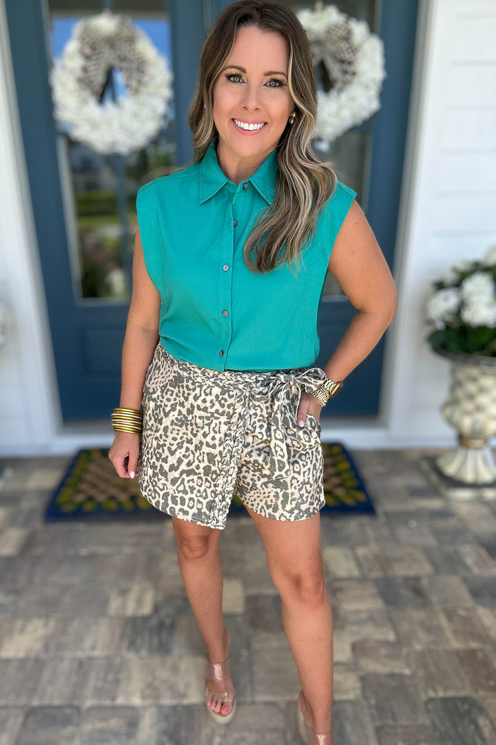 Course Ready Skort - Leopard