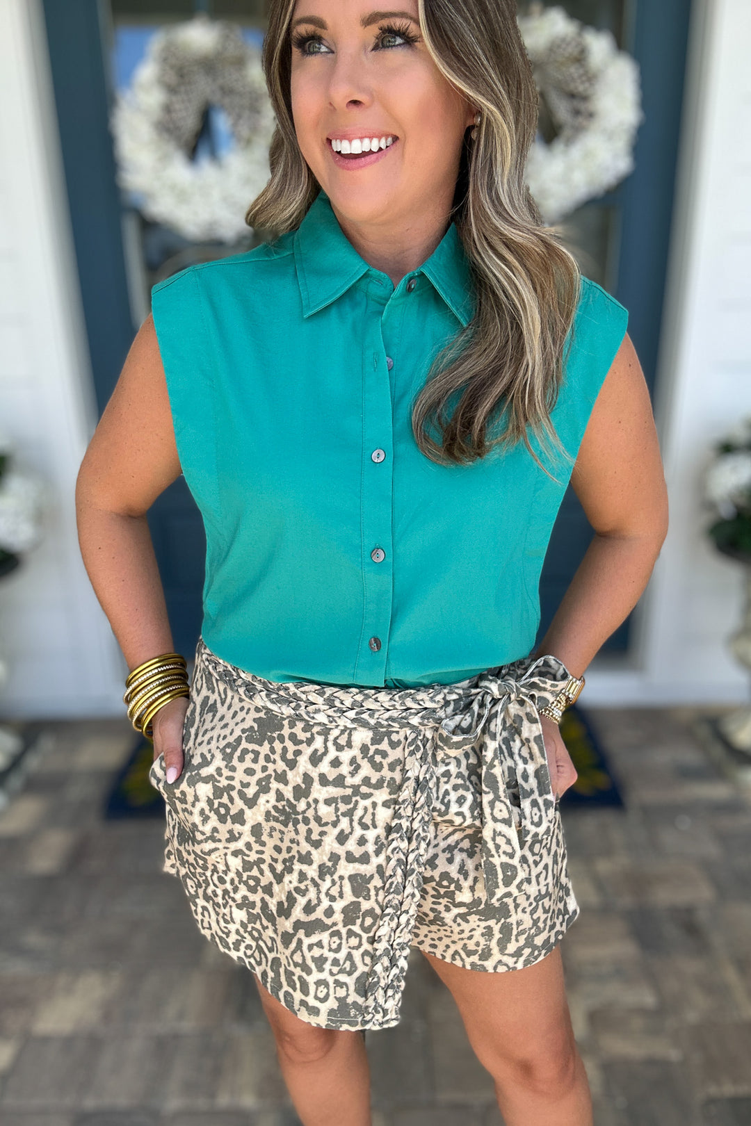 Course Ready Skort - Leopard