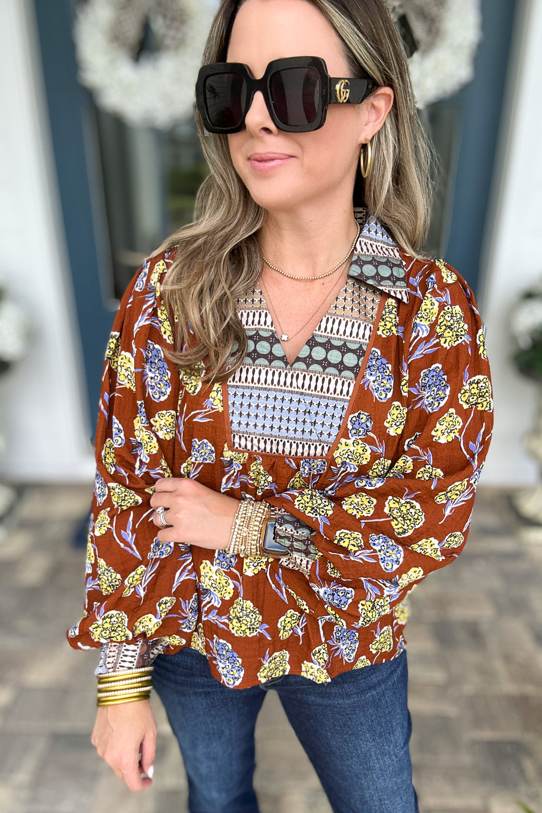 Golden Fields Boho Top