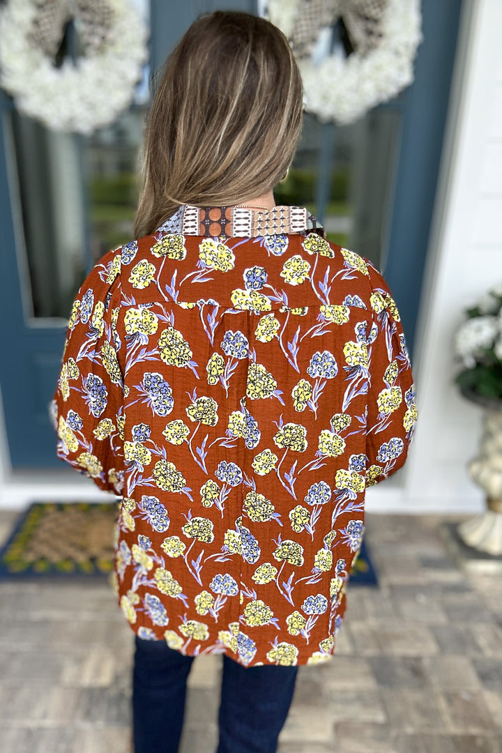 Golden Fields Boho Top