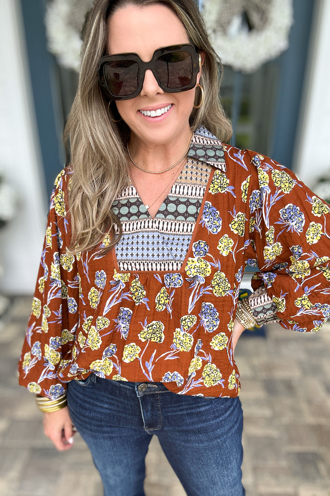 Golden Fields Boho Top