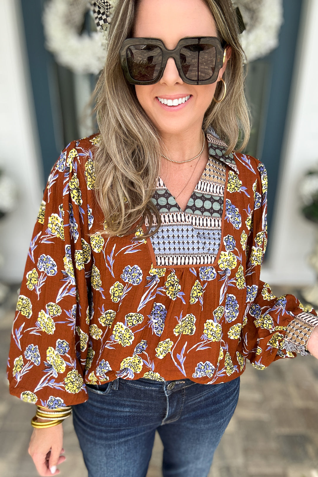 Golden Fields Boho Top