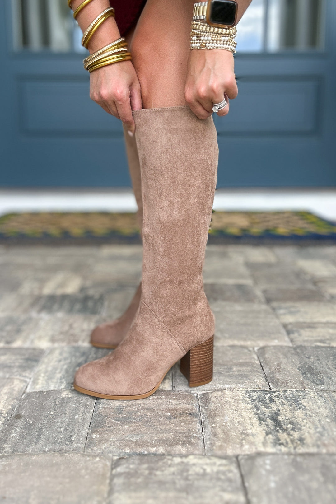 Chic Staple Knee-High Boots – Taupe