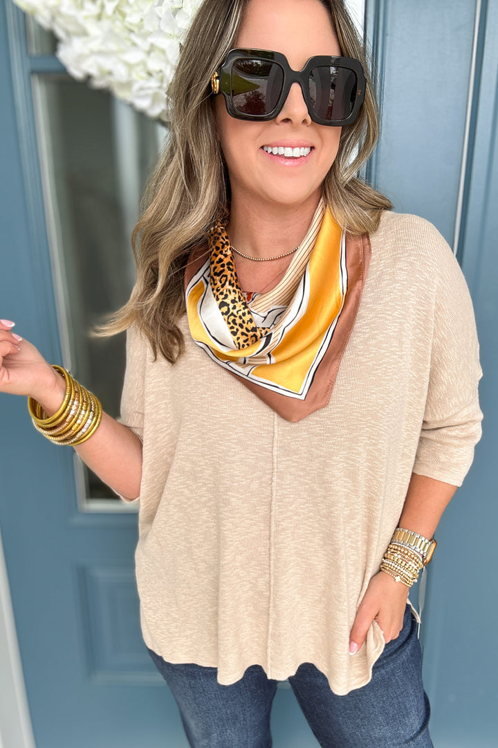 Barely There Knit Top - Beige