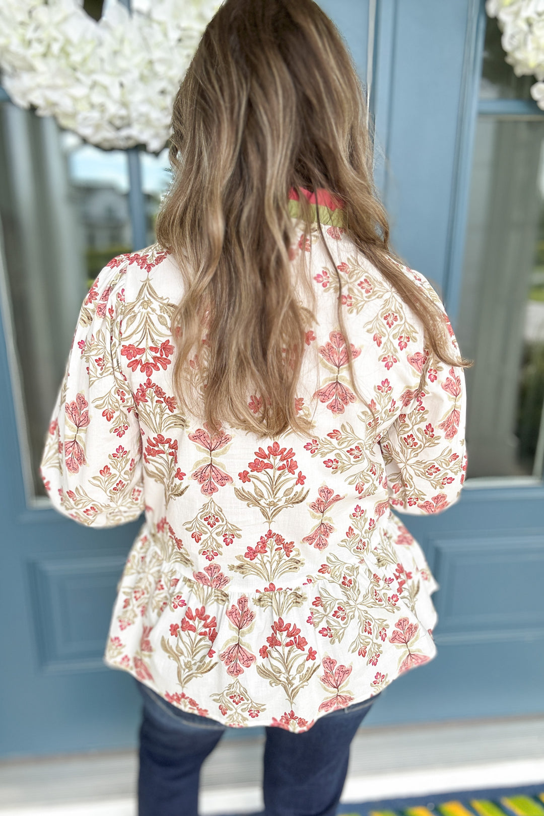 What You Need Ruffle Blouse - Marsala