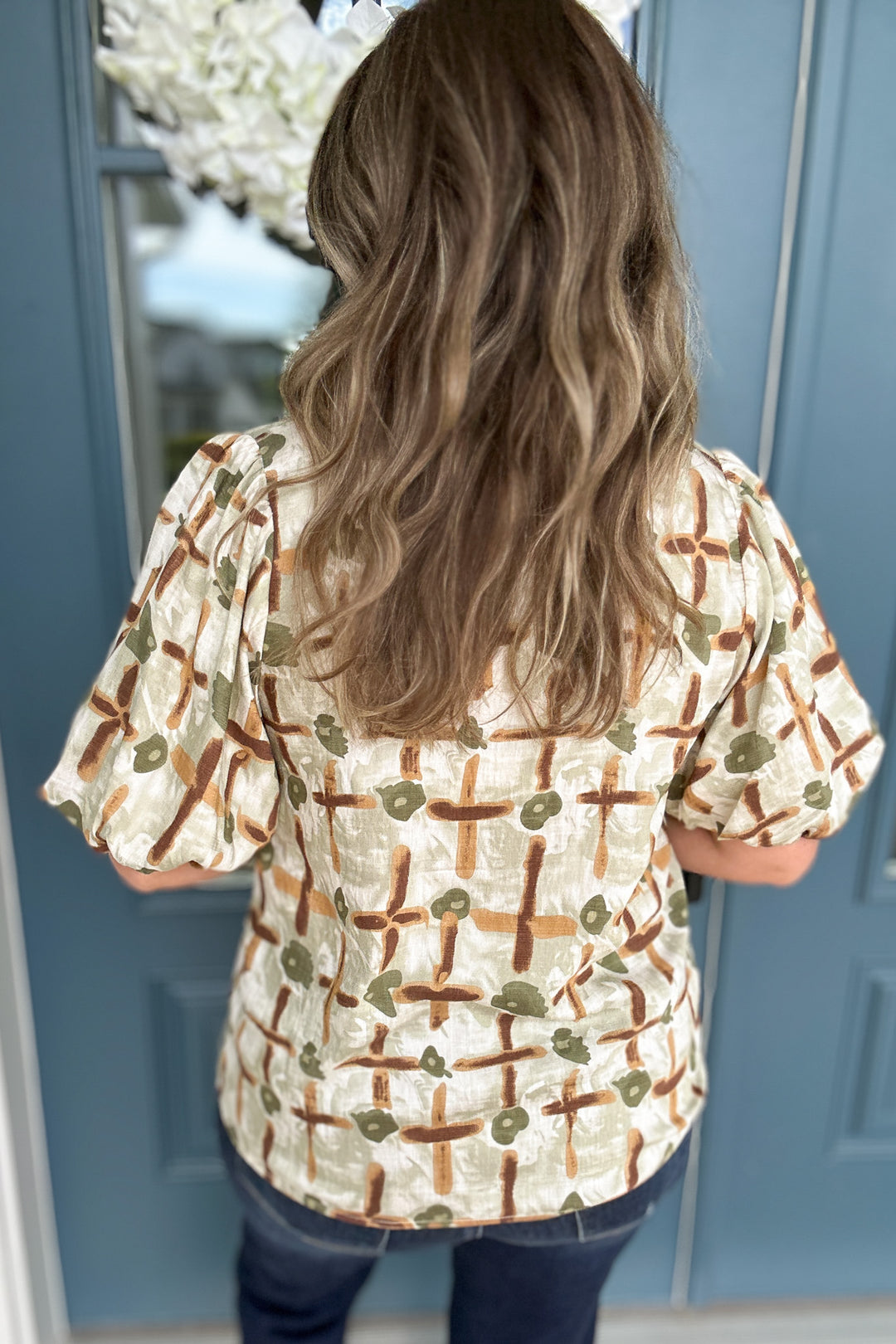 THML: Saddle & Sage Top