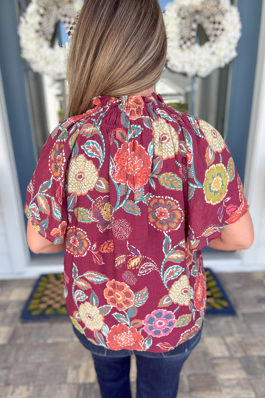 THML: Dance All Day Floral Blouse