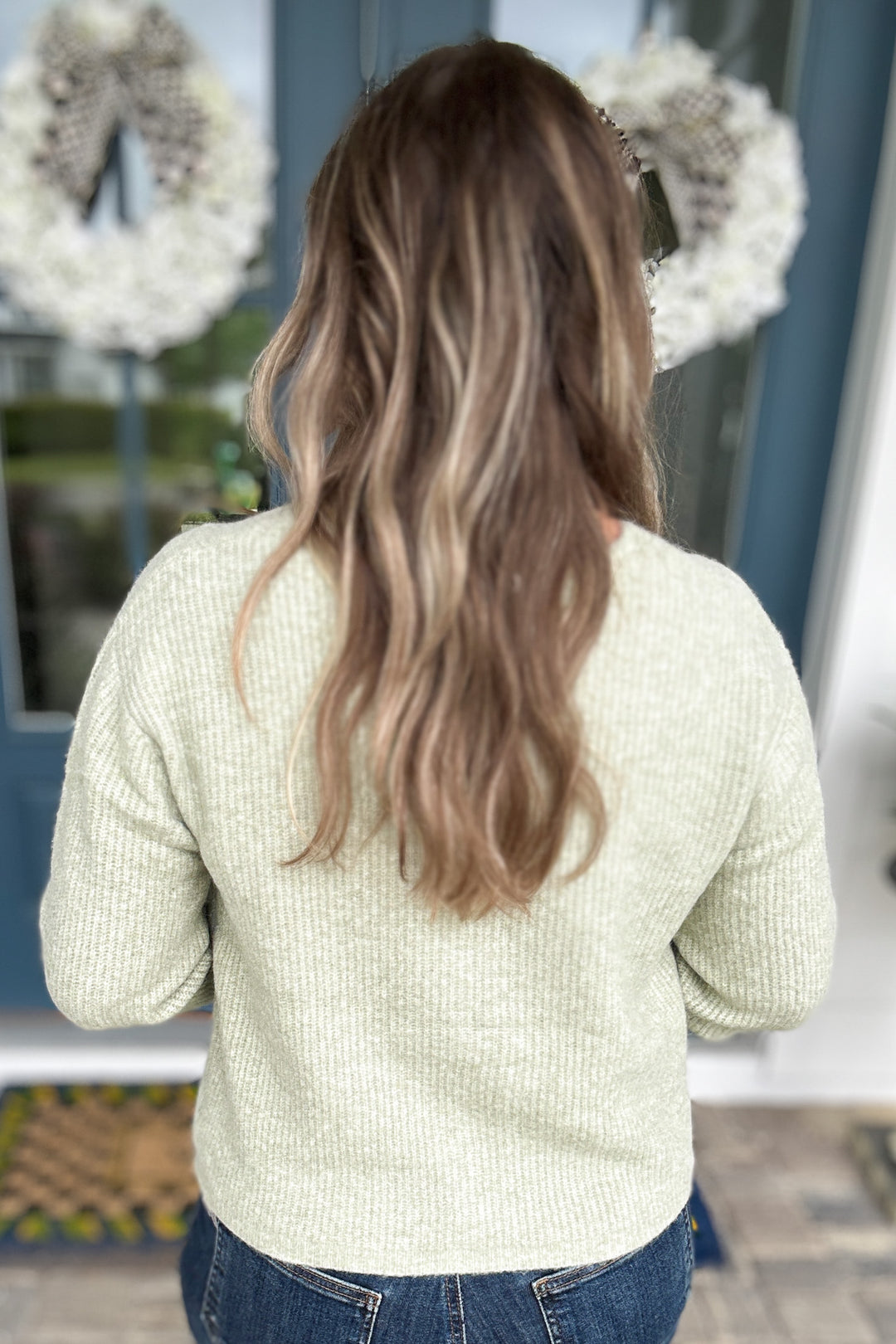 Z Supply: Emile V-Neck Cardigan - Bay Leaf