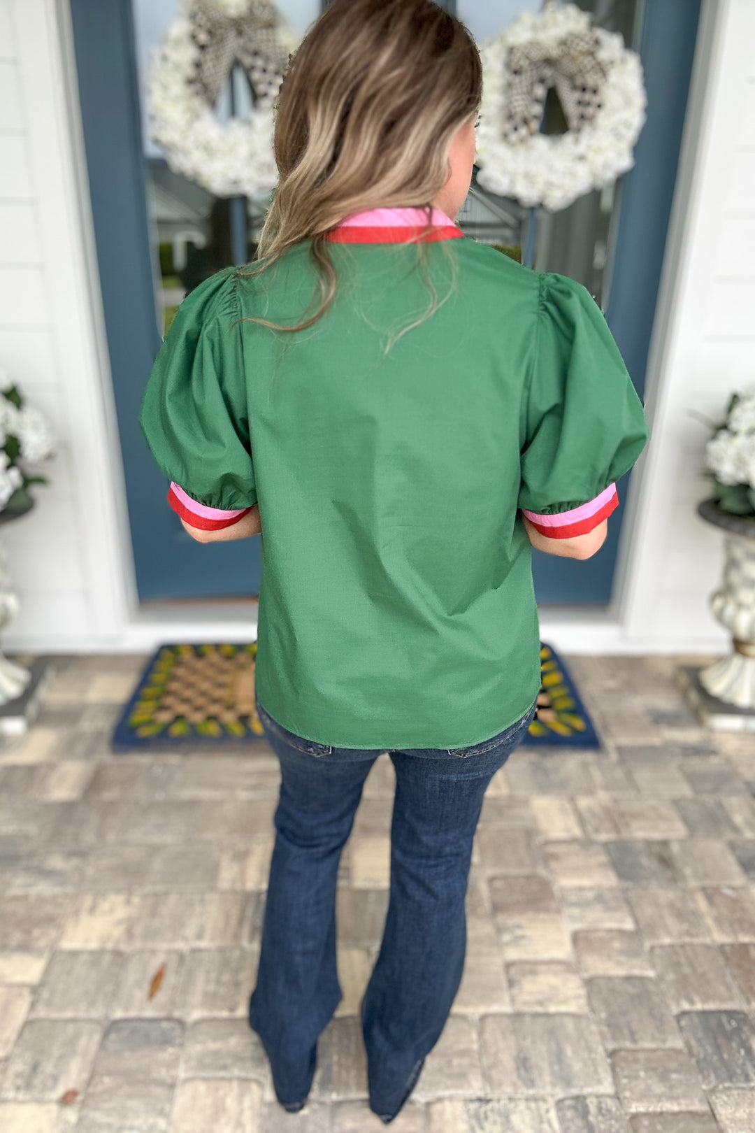 Cart Path Cutie Top - Green